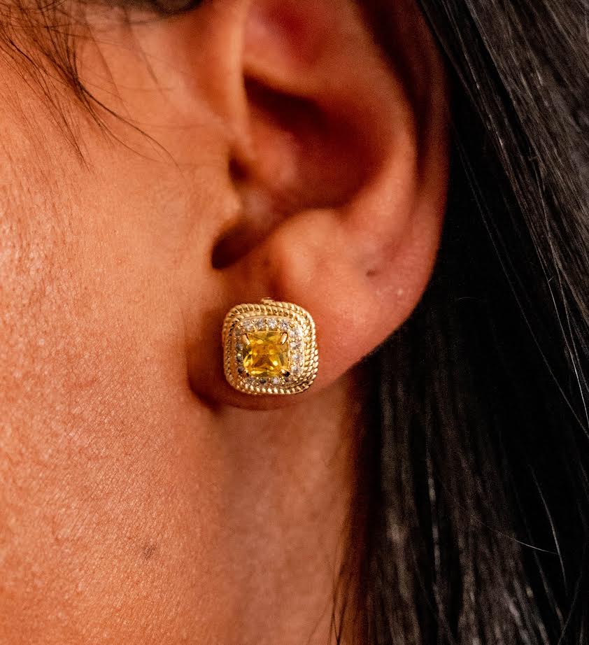 18K gold plated Stainless steel earrings