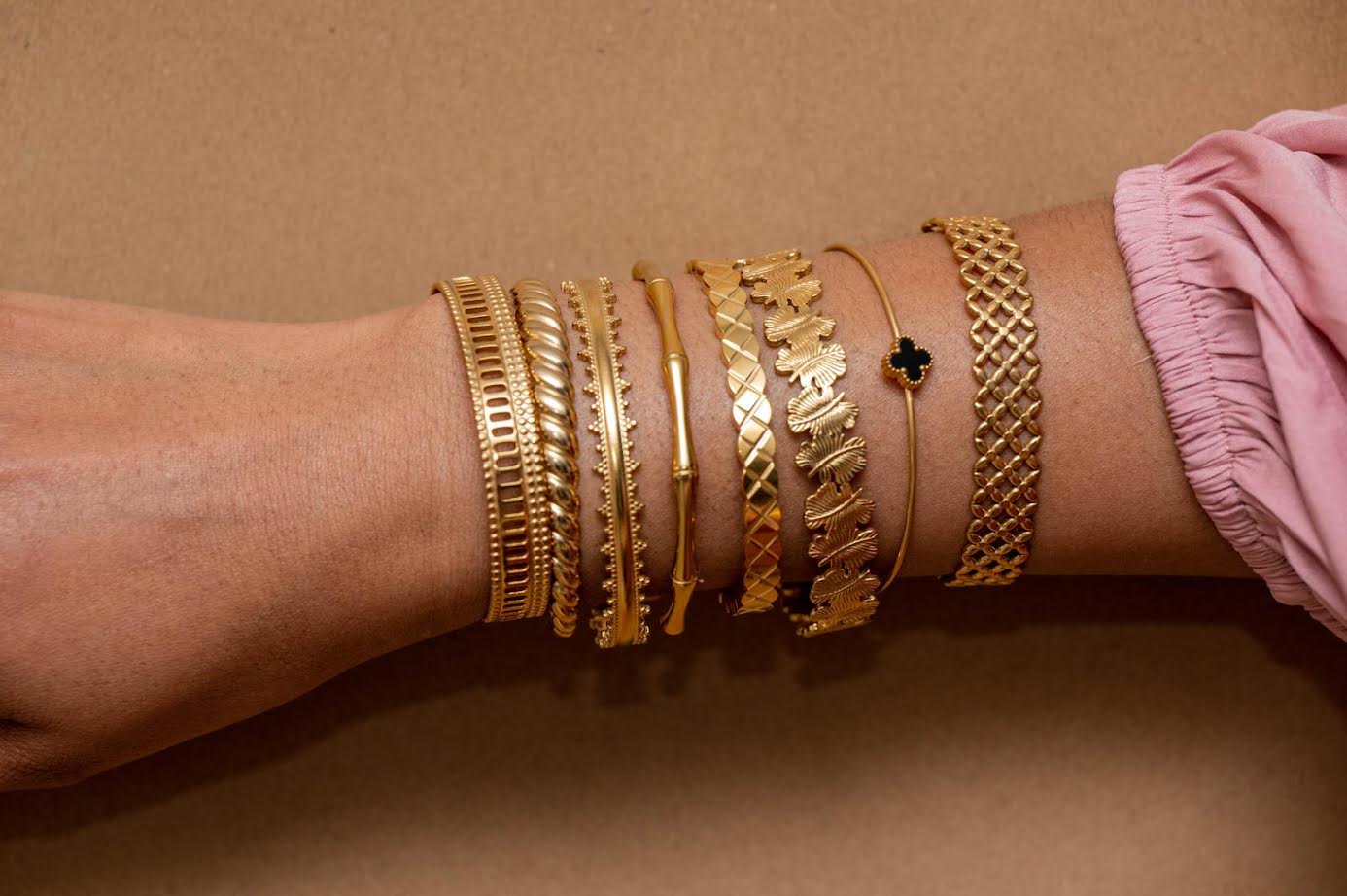 18K gold plated Stainless steel bracelet