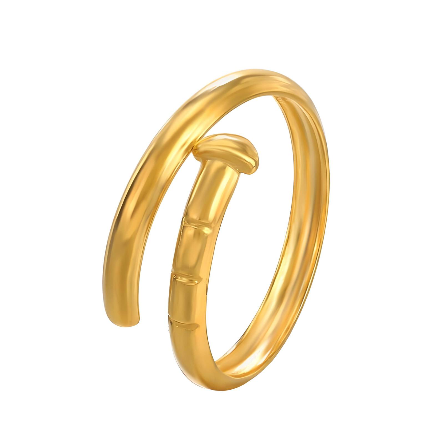 18K gold plated Stainless steel finger ring